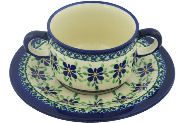 Bouillon Cup with Saucer 13 oz