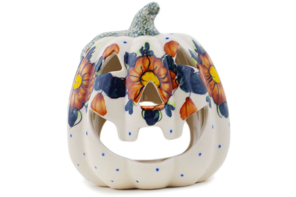 Jack O Lantern Candle Holder 6"