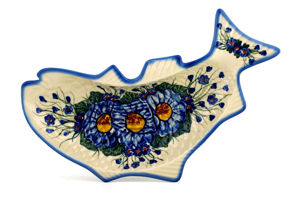 Fish Shaped Platter 14"