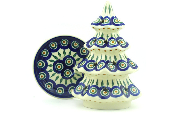 Christmas Tree Candle Holder 8"