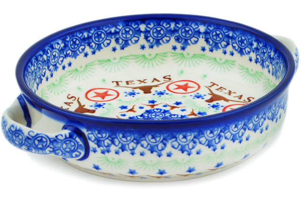 Round Baker with Handles 8"