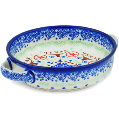 Round Baker with Handles 8"