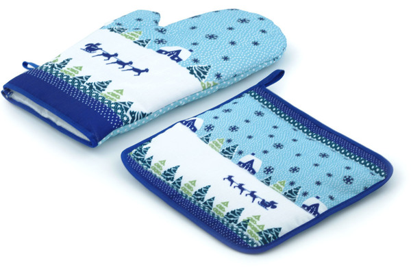 Set of 2 Oven Mittens 12"