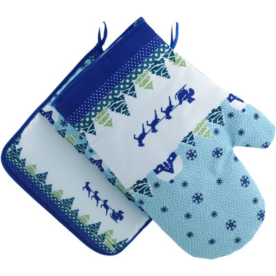 Set of 2 Oven Mittens 12"