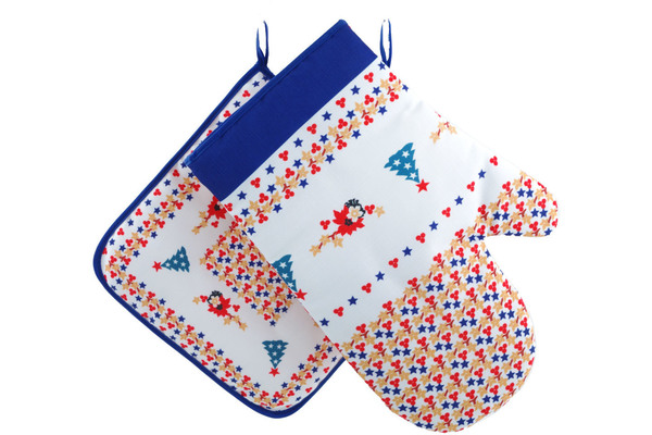 Set of 2 Oven Mittens 12"