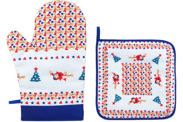 Set of 2 Oven Mittens 12"