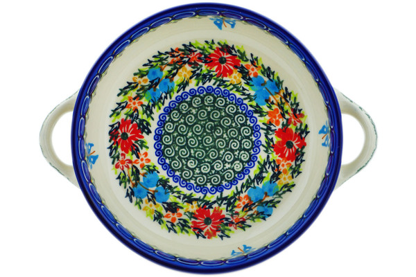 Round Baker with Handles 8"