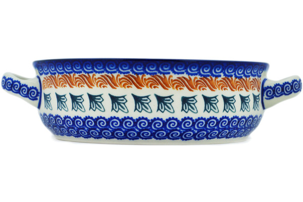 Round Baker with Handles 8"