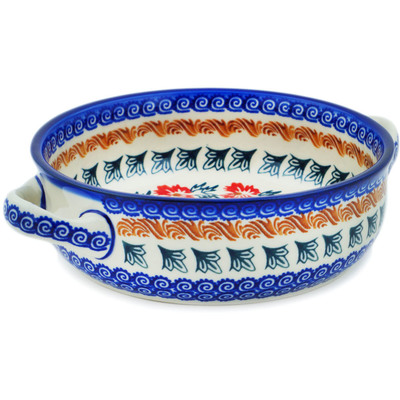 Round Baker with Handles 8"