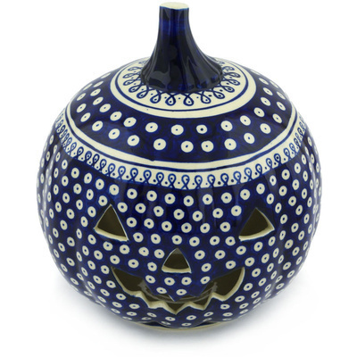 Jack O Lantern Candle Holder 9"