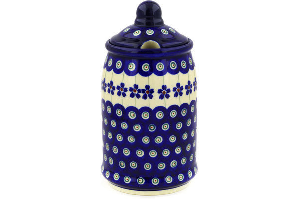 Jar with Lid with Opening 7"