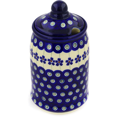 Jar with Lid with Opening 7"