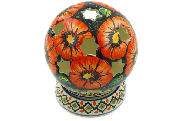 Globe Shaped Candle Holder 5"