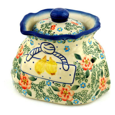 Garlic and Onion Jar 9"