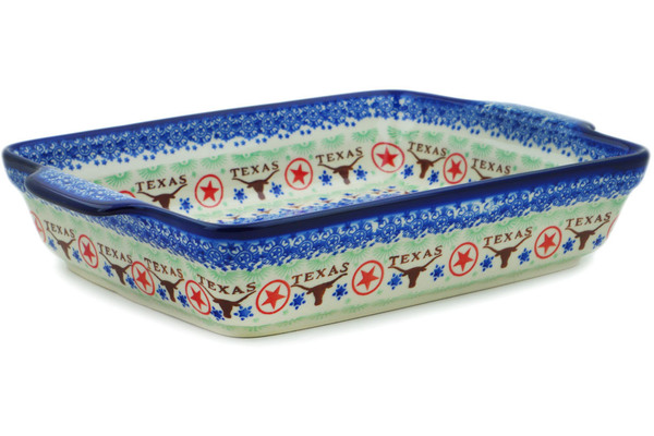 Rectangular Baker with Handles 15"