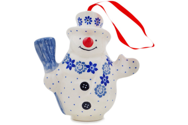 Snowman Ornament 5"