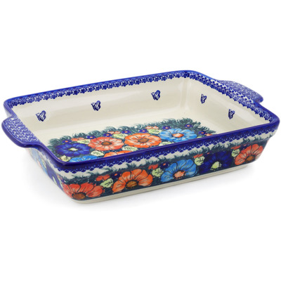 Rectangular Baker with Handles 15"