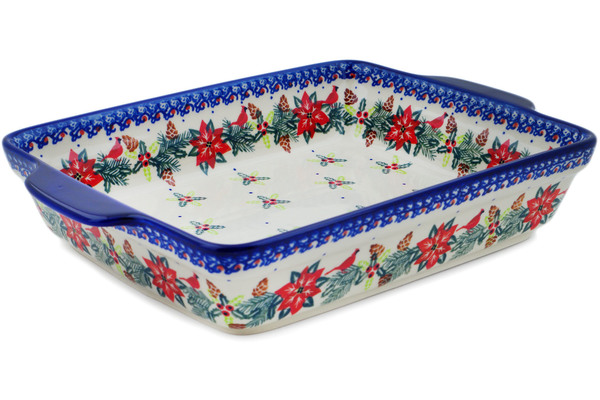 Rectangular Baker with Handles 15"