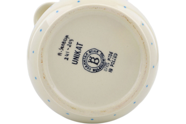 Jar with Lid and Handles 8"