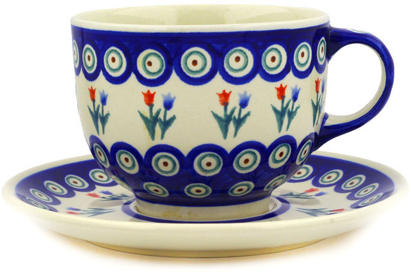 Cup with Saucer 18 oz