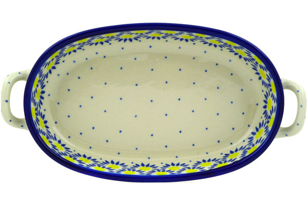 Oval Baker with Handles 9"