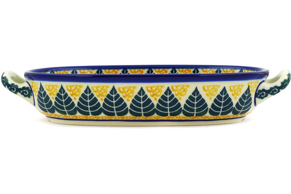 Oval Baker with Handles 9"