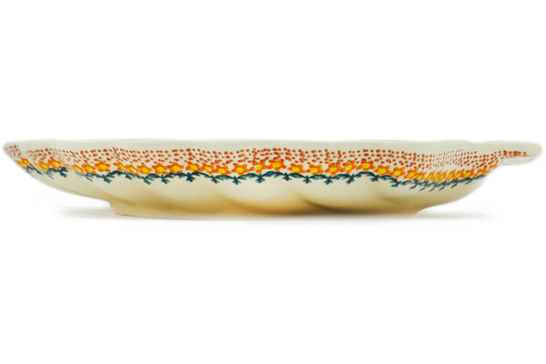 11" Fluted Shell Shaped Platter