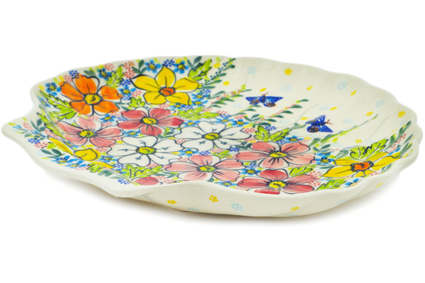 11" Fluted Shell Shaped Platter