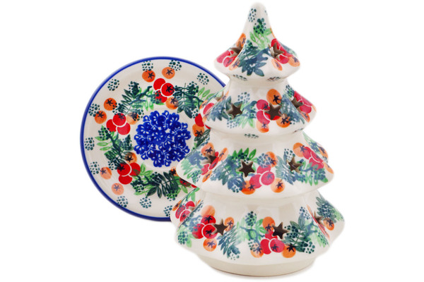 Christmas Tree Candle Holder 7"