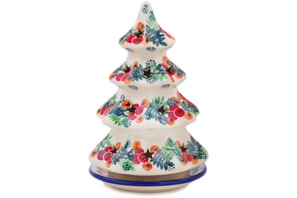 Christmas Tree Candle Holder 7"
