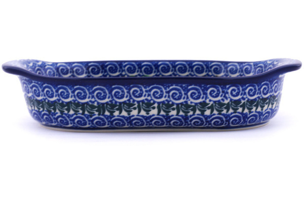 Oval Baker with Handles 8"