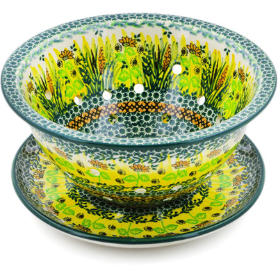 Colander with Plate 8"