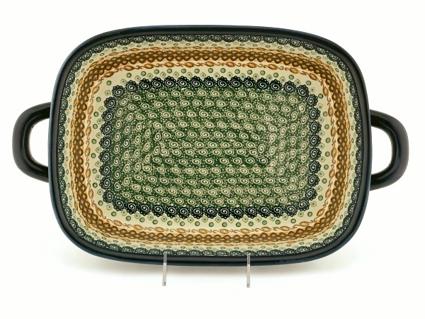 Rectangular Baker with Handles 18"