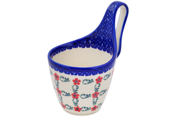 Bowl with Loop-Handle 7"