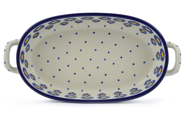 Oval Baker with Handles 9"