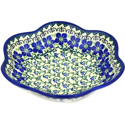 Scalloped Fluted Bowl 8"