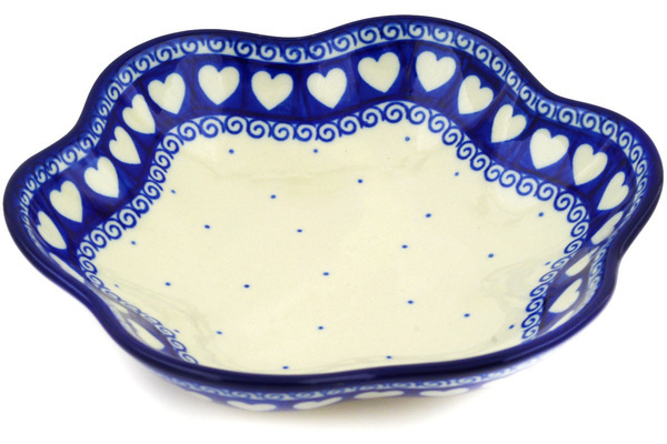 Scalloped Fluted Bowl 8"