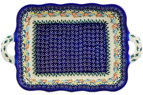 Rectangular Baker with Handles 12"