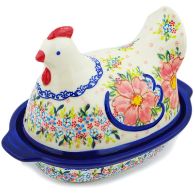 Hen Shaped Jar 9"