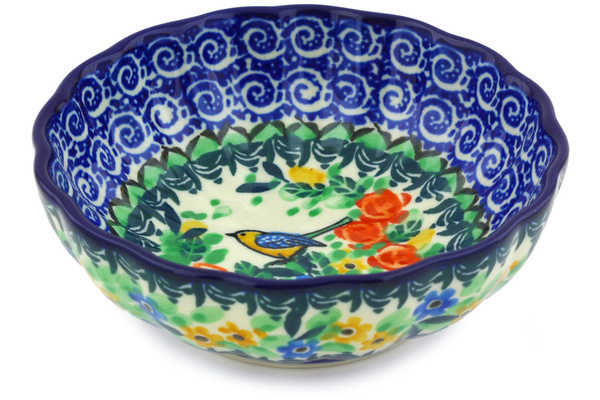 Scalloped Fluted Bowl 5"