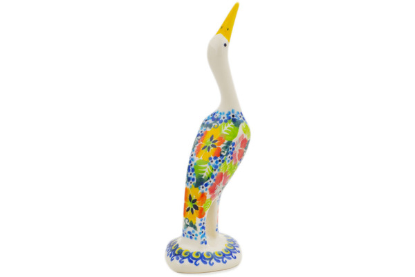 Crane Figurine 7"