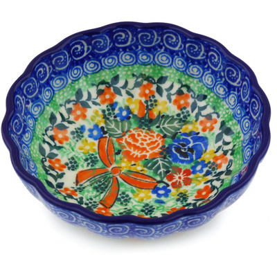 Scalloped Fluted Bowl 5"