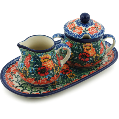 Sugar and Creamer Set 10"