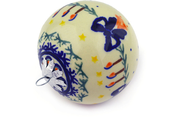 Christmas Ball Ornament 4"