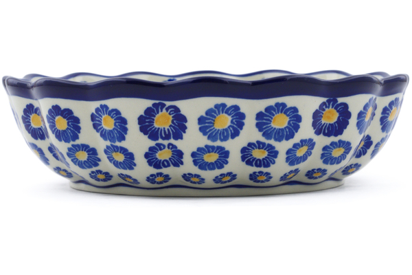 Scalloped Fluted Bowl 8"