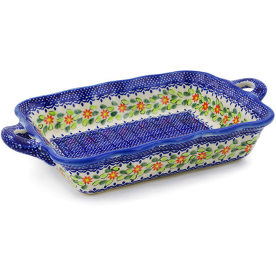 Rectangular Baker with Handles 12"