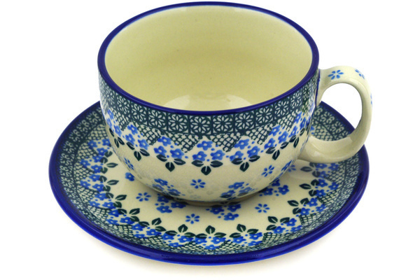 Cup with Saucer 13 oz