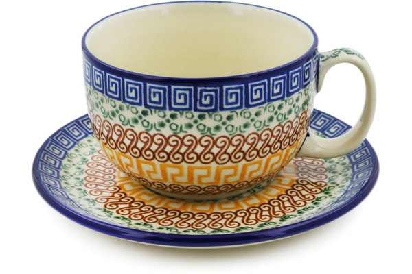 Cup with Saucer 13 oz