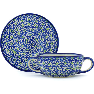 Bouillon Cup with Saucer 13 oz