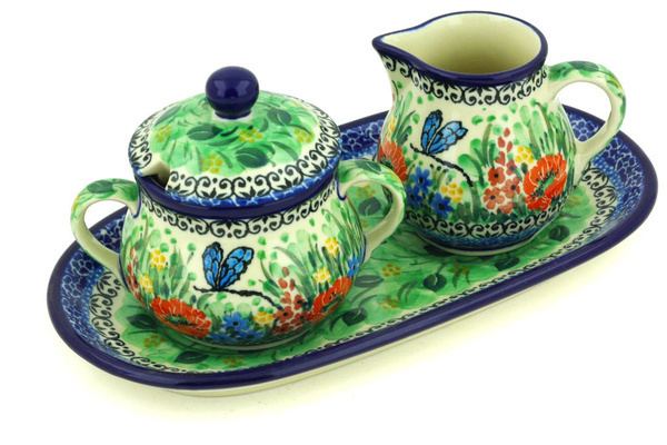 Sugar and Creamer Set 10"